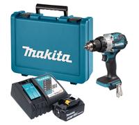 Perceuse-visseuse à percussion sans fil Makita DHP 489 RT1E 18 V 73 Nm sans balais + 1 batterie 5,0 Ah + chargeur + mallette