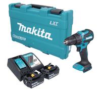 Perceuse-visseuse à percussion sans fil Makita DHP 490 RFK 18 V 65 Nm sans balais + 2 batteries 3,0 Ah + chargeur + mallette