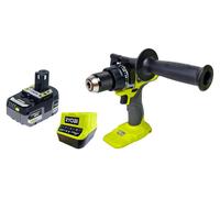 Perceuse-visseuse à percussion sans fil RYOBI RPD18BL2-0 18 V 95 Nm Brushless + 1 batterie 5,0 Ah + chargeur