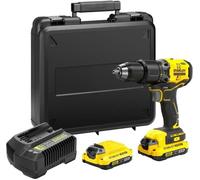 Perceuse Visseuse à Percussion sans Fil Stanley Fatmax V20, 18V, Brushless, 60Nm, 2 Batteries 2Ah