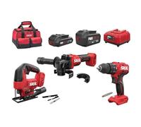 Perceuse-visseuse à percussion - Skil - 20 V - Sans batterie - 2 vitesses - Mandrin 13 mm - Vitesse max 1700 tr/min