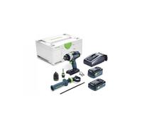 Perceuse-visseuse à percussion TPC 18/4 5,2/4 I-Plus Quadrive 18 V + 2 batteries (1x4Ah + 1x5,2Ah) + chargeur + coffret SYSTAINER...