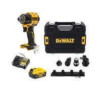 Perceuse-visseuse à têtes multiples 18V DCD803NT-XJ + 1 batterie 18V 5 Ah + 1 chargeur DCB1104-QW DEWALT