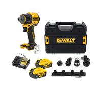 Perceuse-visseuse à têtes multiples XR 18V 5 Ah Li-Ion Brushless - DEWALT - DCD803P2T-QW