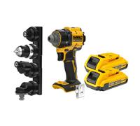 Perceuse visseuse à têtes multiples XR 18V - 2 batteries 2Ah - Li-Ion Brushless - DEWALT - DCD803D2T-QW