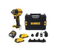 DeWalt Perceuse-visseuse sans fil 18V 2Ah – 4 embouts interchangeables, 2 batteries incluses