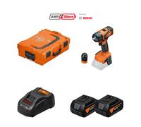 Perceuse-visseuse ABS 18 Q AS + 2 batteries GBA 18V 4 Ah AS + 1 chargeur GAL 1880 CV AS FEIN