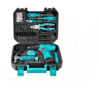 Perceuse-visseuse Aku Total THKTHP10812 Perceuse-visseuse AKU 12V Li-ion avec jeu d'outils 81pcs.