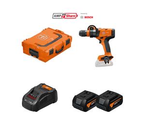 Perceuse-visseuse ASCM 18-4 QMP AS + 2 batteries GBA 18V 4 Ah AS + 1 chargeur GAL 1880 CV AS FEIN