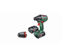 Perceuse-visseuse BOSCH AdvancedDrill 18 + 1 mandrins +2 batterie 2,5 Ah + chargeur - 06039B5006
