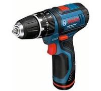 Bosch Professional 12V System perceuse-visseuse à percussion sans-fil GSB 12V-15 (avec 2 batteries GBA 12V 2.0Ah, GAL 12V-40, étui de ceinture holster, 2 calages L-BOXX, L-BOXX)