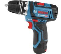 Perceuse visseuse BOSCH GSR12V-15FC Flex - 2 batteries 2Ah, chargeur, coffret - 06019F6001