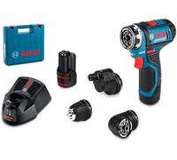 Perceuse-visseuse Bosch Professional GSR 12V-15 FC + 2 batteries 2,0 Ah + chargeur GAL 1230 - 06019F6006