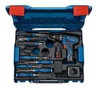 Perceuse-visseuse Bosch Professional GSR 12V-15 + outillage à main + 2 batteries 2.0Ah + Chargeur GAL 12V-20 - 060186810R