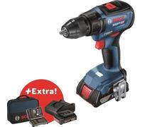 Perceuse-visseuse Bosch Professional GSR 18V-50, 18V, 2 batteries 2,0Ah, chargeur GAL 18V-20, 43 accessoires, Sacoche