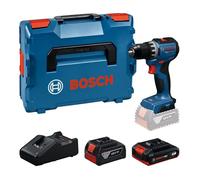 Bosch Perceuse-visseuse sans fil GSR18V-52 avec 2 batteries 18 volts 4,0 Ah et 2,0 Ah dans L-BOXX, Perceuse/visseuse