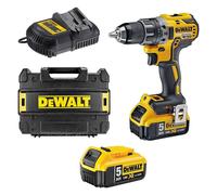 Perceuse-visseuse compact 18V DEWALT DCD791P2-QW avec coffret et 2 batteries 5,0 Ah