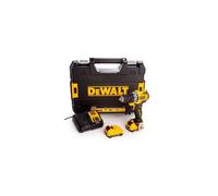 DEWALT - Perceuse-visseuse Brushless XR 12V, avec 2 batteries Li-Ion 2Ah, 1 chargeur 12/18V 2A et coffret TSTAK, DCD701D2-QW
