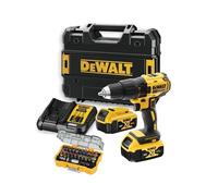 DeWalt Perceuse-visseuse DCD777M2TA 18V XR – 2x 18V 4.0Ah + chargeur + coffret 32pcs Tstak