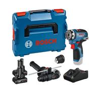 Perceuse-visseuse GSR 12V-35 FC + Embout perforateur GFA 12-H + 2 batteries 12V 6 Ah + chargeur GAL 12V-40 BOSCH