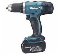 Perceuse visseuse - MAKITA - DDF453RFE - Moteur quadri-polaire - 16 positions de couple - Mandrin ergonomique Soft Grip