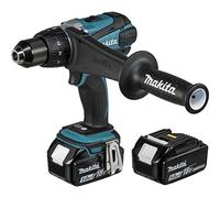 PERCEUSE VISSEUSE MAKITA SANS FIL 18 V 2 BATTERIES 5 AH 13 MM ET UN COFFRET MAK PAC - DDF458RTJ
