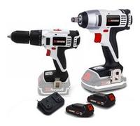 Perceuse visseuse percussion + Bouloneuse 20V LITHIUM X-Performer XP2CID20LI +2 Batteries 2 Ah et double chargeur G