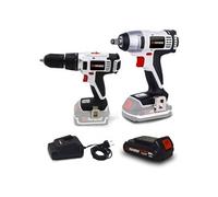 Perceuse visseuse percussion + Bouloneuse 20V LITHIUM X-Performer XP2CID20LI - Mandrin Auto + Batterie 2 Ah et chargeur G