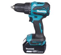 Perceuse visseuse percussion MAKITA DHP490WVX7 18V 2x2Ah et coffret access 70pcs