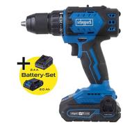 Perceuse visseuse percussion sans fil SCHEPPACH 20V IXES BC-CD60-X - Brushless 60 Nm - Batterie 2Ah + chargeur