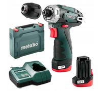 Metabo Perceuse-visseuse sans fil PowerMaxx BS Basic 12 V – 2x 2,0 Ah 600984500