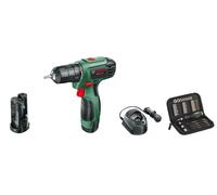Perceuse-visseuse sans fil 10,8 V BOSCH PSR EASY LI-2 - PERCEUSE + COFFRET + CHARGEUR + JEU DE 38 PIÈCES