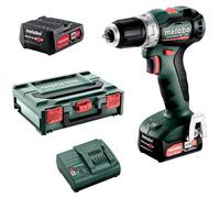 Perçeuse visseuse sans fil 12V POWERMAXX BS 12 BL 2X2Ah LI-POWER - METABO - 601044500 - CHARGEUR SC 30 + METABOX 118