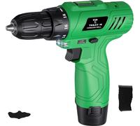 Perceuse-visseuse sans fil, 12V, vitesse variable, 18+1 positions de couple, vert