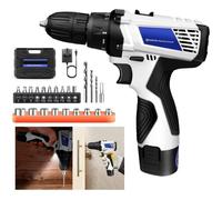 Perceuse visseuse sans fil, 16,8V DAYPLUS Mini Visseuse devisseuse, 18+1 Réglages de Couple, 23 Accessoires, 45Nm, 1 Batterie