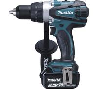 Perceuse visseuse sans fil 18 V 2 batteries 5 Ah 13 mm et un coffret MAK PAC - MAKITA - DDF458RTJ