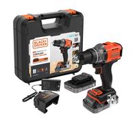 Black & Decker BCD382D2XK-QW Perceuse-visseuse (45Nm/18V/2x2,0Ah), coffret