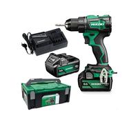 Perceuse-visseuse sans fil 18V, 2 batteries 5,0 Ah Li-Ion, chargeur - HIKOKI - DS18DEWFZ