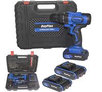 Perceuse Visseuse Sans Fil 21V, Visseuse Devisseuse 45 Nm, 2 Batteries, 18+1 Réglage du Couple, 2 Vitesses, LED, Perceuse Electrique avec 29 Accessoires Pour Bricoleurs et Percer Les Murs, Bois, Métal