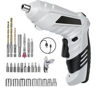 Perceuse Visseuse Sans Fil 3.6Nm,Visseuse Devisseuse 1300mAh 3.6V-26 Accessoires,2 Sens Rotation + Lampe LED,Câble Charge USB