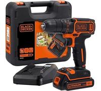 Perceuse visseuse sans fil - Black+Decker - 18V - 1 batterie 1,5Ah - Compacte et légere