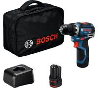 Perceuse-visseuse sans fil Bosch GSR 12V-32 Professional 12 V 32 Nm sans balais (06019N7003) + 2 batteries 2,0 Ah + chargeur + sacoche