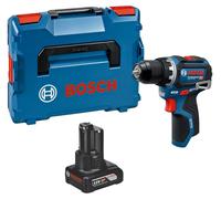 Perceuse-visseuse sans fil Bosch GSR 12V-32 Professional 12 V 32 Nm sans balais + 1 batterie 6,0 Ah + L-Boxx - sans chargeur