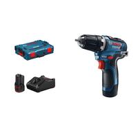 Perceuse Visseuse sans fil BOSCH GSR 12V-35 06019H8002 + 2 Batteries 3Ah 12v + Chargeur + L-boxx Professionnal