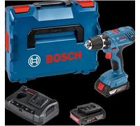 Perceuse Visseuse sans Fil Bosch GSR 18V-21, 18V, 2 Batteries 2Ah, Chargeur, Coffret L-BOXX, 55 Nm