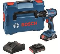 Perceuse - visseuse sans fil BOSCH GSR 18V-45 06019K3204 + 2 batteries 3Ah 18V en L-Boxx Professionnal