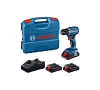 Bosch Perceuse sans fil GSR 18V-45 avec 3 batteries ProCore 18V 4.0Ah, chargeur, L-Case 0615A5002N