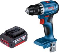 Perceuse-visseuse sans fil Bosch GSR 18V-45 Professional 18 V 45 Nm sans balais + 1 batterie 4,0 Ah - sans chargeur