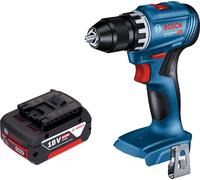 Perceuse-visseuse sans fil Bosch GSR 18V-45 Professional 18 V 45 Nm sans balais + 1 batterie 5,0 Ah - sans chargeur