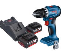 Perceuse-visseuse sans fil Bosch GSR 18V-45 Professional 18 V 45 Nm sans balais + 2 batteries 5,0 Ah + chargeur